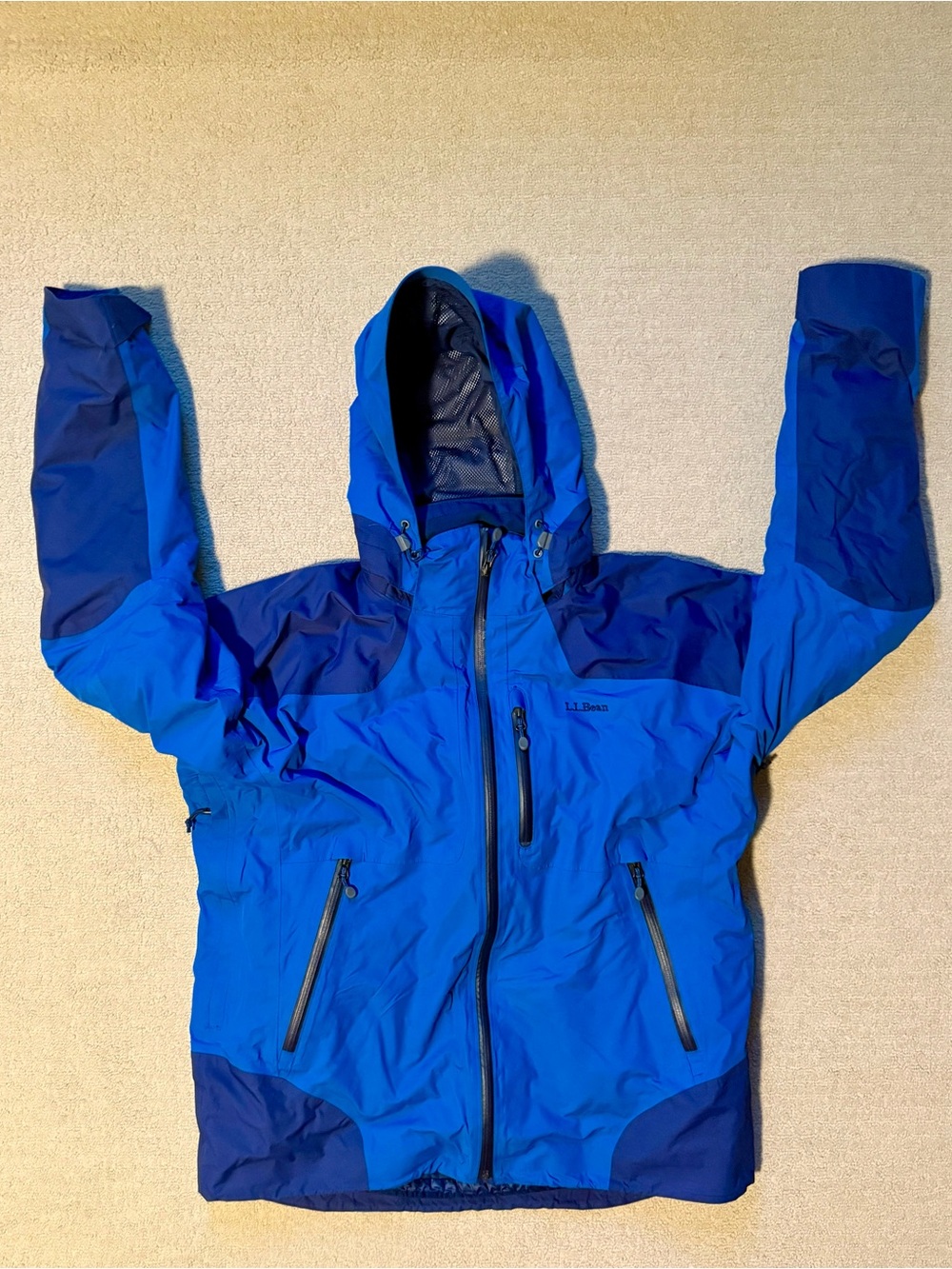 L.L. Bean Men's Blue Three in One Ski Jacket